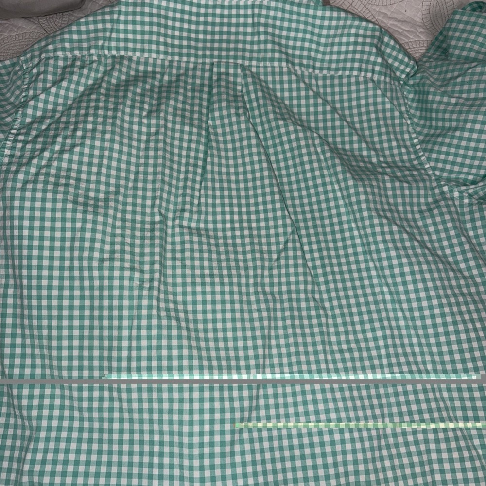 Vineyard Vines Tucker Shirt‎ Men XL Summer Green Check Button Up Cotton Preppy - Picture 8 of 9